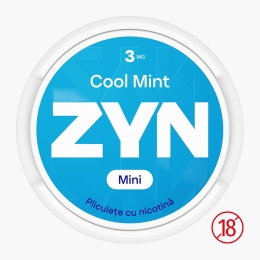 Pliculețe cu nicotină Cool Mint Mini 3mg