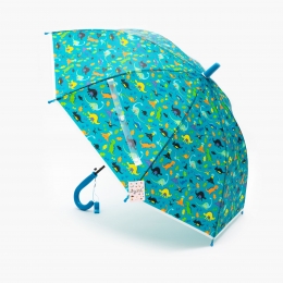 Umbrelă lungă dinozaur, copii, 65cm