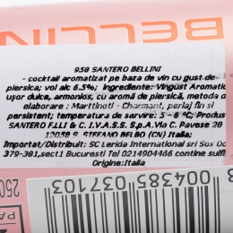 Vin spumant rose Bellini, 6.5%, doză 0.25l