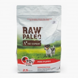 Hrană uscată pentru câini de talie mică în creștere, 2.5Kg, vită