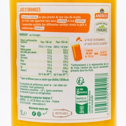 Suc de portocale fără zahăr adăugat 1l