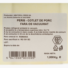 Cotlet de porc, fără os 1kg 