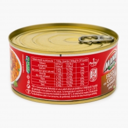 Fasole cu costiță afumată 300g