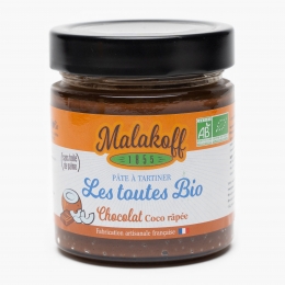 Cremă tartinabilă de ciocolată cu nuci de cocos eco 220g