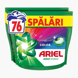 Detergent de rufe capsule Color, 76 spălări, 76 buc