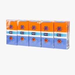 Șervețele nazale de hârtie 3 straturi, 10x10 buc