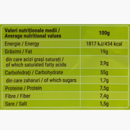 Pufuleți eco inimioare cu cheddar, fără gluten 50g