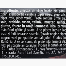 Râșniță piper 4 culori 75g