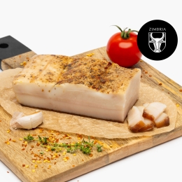 Slănină afumată din porc Mangalița 300g