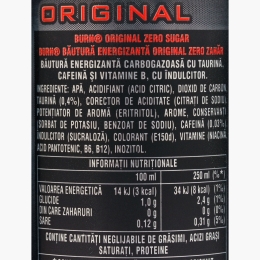 Băutură energizantă Zero Sugar 250ml