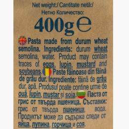 Paste Farfalle Premium din grâu dur 400g