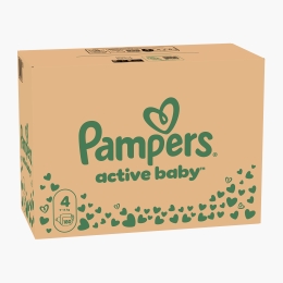 Scutece Active Baby XXL box, mărimea 4, 9-14kg, 180 buc