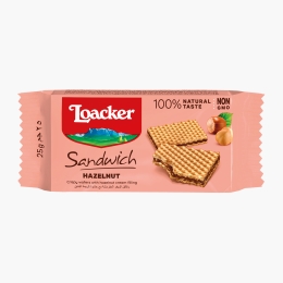 Napolitane crocante Sandwich cu alune 25g