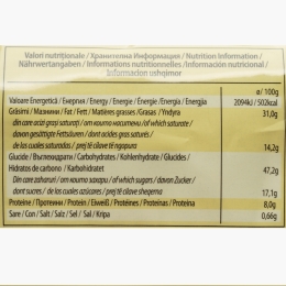 Croissant cu cacao si alune de pădure, cu maia, 75g