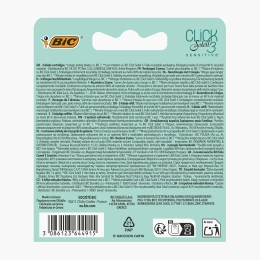 Rezerve aparat de ras pentru femei Click Soleil 3 lame Sensitive 4 buc