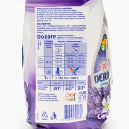 Detergent de rufe pudră automat 2în1 levănțică și iasomie 60 spălări, 6kg