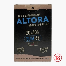 Filtre anti-nicotină slim 6mm, 30 buc.