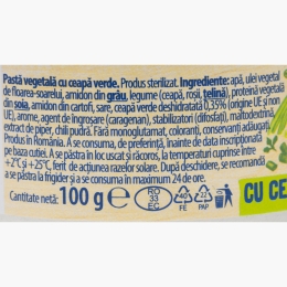 Pastă vegetală cu ceapă verde 100g