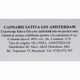 Gin 40% alc. 0.7l + formă gheață