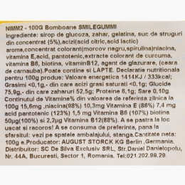 Bomboane gumate Smile gummi 100g