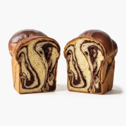 Cozonac cu cacao și nucă 800g