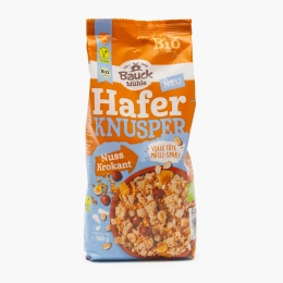 Musli eco crocant cu ovăz și alune de pădure, fără gluten 300g