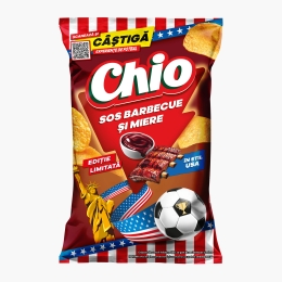 Chipsuri din cartofi cu gust de sos barbecue și miere 125g