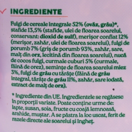 Musli cu merișoare 400g