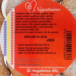 Fursecuri semilună cu jeleu 300g