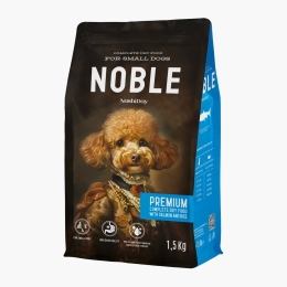 Hrană uscată pentru câini adulți de talie mică, 1.5kg, cu somon și orez