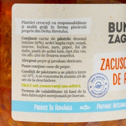 Zacuscă picantă de păstrăv 200g