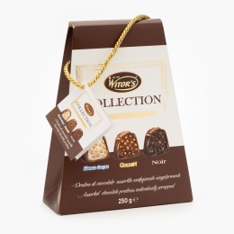 Praline de ciocolată asortate cu umplutură cremoasă 250g