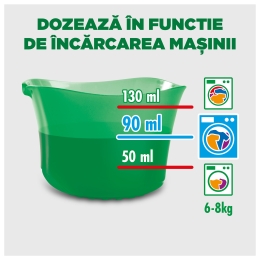 Detergent de rufe lichid Mountain Spring, 60 spălări, 3l