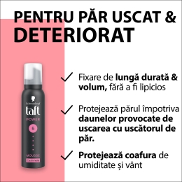 Spumă pentru părul uscat și deteriorat (5) 200ml