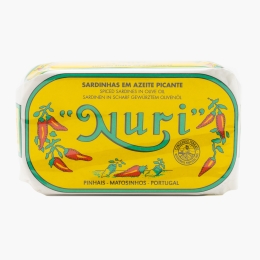 Sardine picante în ulei măsline 125g 