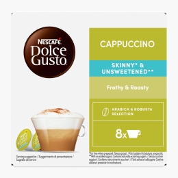 Cappuccino Skinny neîndulcit, 8 băuturi, 161.6g, capsule cafea