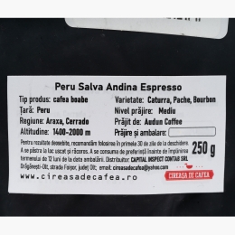 Cafea boabe Peru Selva Andina Espresso 250g