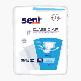Scutece adulți Classic Air, mărime M, 10 buc