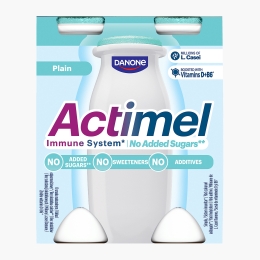 Iaurt de băut, fără zahăr adăugat 4x100g