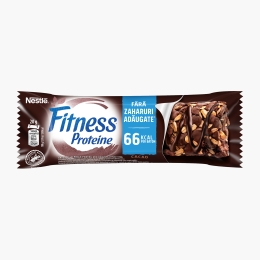 Baton de cereale pentru mic dejun Proteine cu cacao, fără zaharuri adăugate 20g