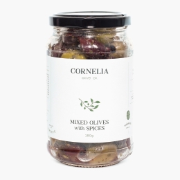 Măsline mix cu mirodenii 180g