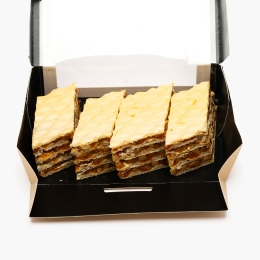 Napolitane cu caramel și nucă 200g