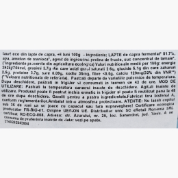 Iaurt eco din lapte de capră, +6 luni, 100g