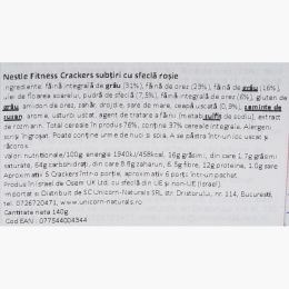 Crackers cu sfeclă roșie 140g