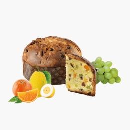Panettone tradițional cu stafide, portocale și lămâie 500g
