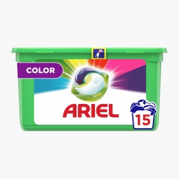 Detergent de rufe capsule All in One Pods Color, 15 spălări