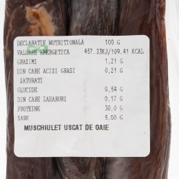 Mușchiuleț de oaie uscat 200g