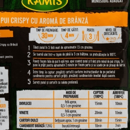 Mix pentru pui crispy, cu brânză, 70g