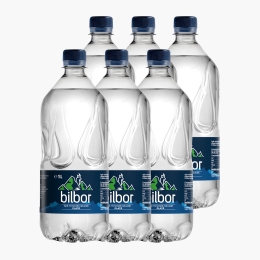 Apă minerală naturală plată, 6x1l