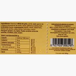 Tiramisu cu fistic 120g